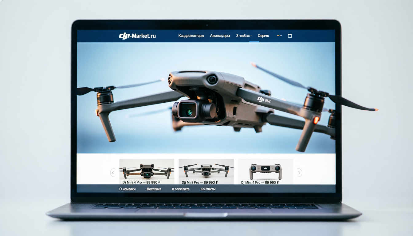 Обзор интернет-магазина DJI Market: техника для съемок и профессиональных задач