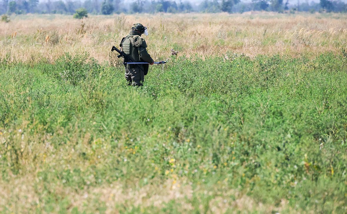 Минобороны подтвердило гибель сапера при разминировании дорог у Алешек