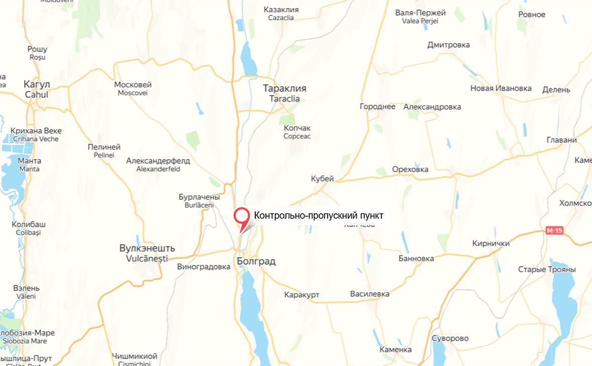Молдавия закрыла пункт пропуска из-за падения БПЛА на Украине