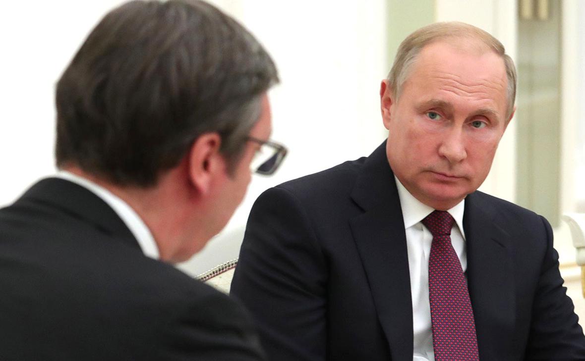 Вучич по телефону сообщил Путину о своей предстоящей отставке