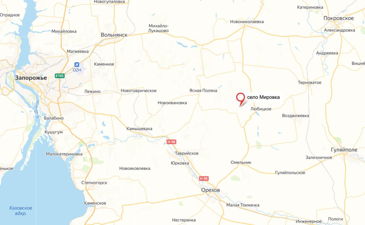 Минобороны сообщило о взятии Мировки в Запорожской области