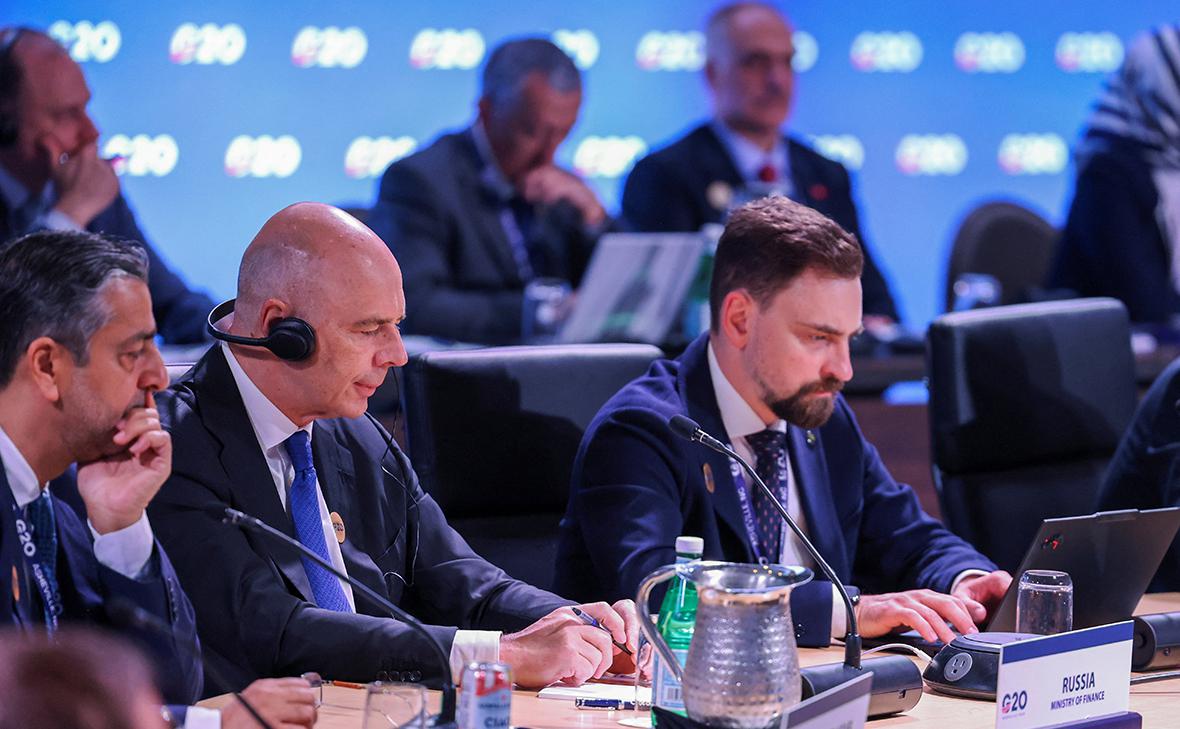 Силуанов на G20 назвал основные вызовы для мировой экономики