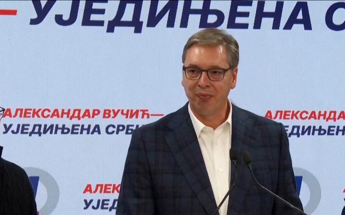Вучич признал поражение на выборах. Видео