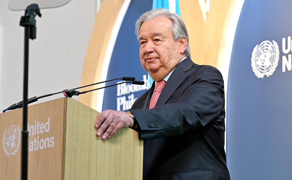 Генсек ООН выразил готовность организовать переговоры по Украине
