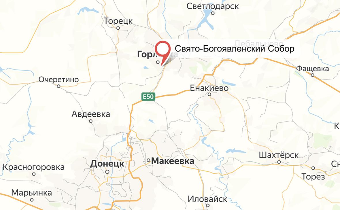 Двое священников получили ранения при ударе дрона по собору в Горловке