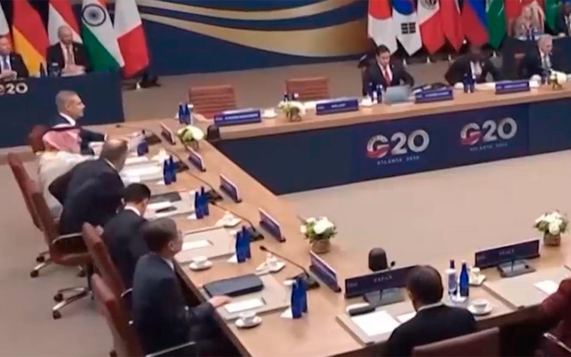 Началась встреча министров иностранных дел стран G20. Видео