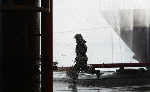 В порту Краснодарского края произошел пожар из-за атаки дронов
