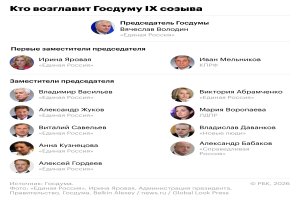 Кто возглавил Госдуму IX созыва. Инфографика