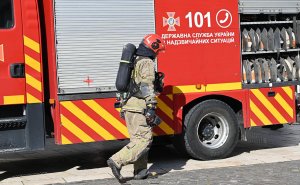 В Запорожье сгорел завод производителя украинской водки «Хортиця»