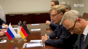 Кадры первой за четыре года встречи Лаврова с главой МИД Германии